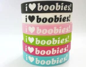 i love boobs bracelet|i love boobies Apparel and Accessories